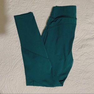 Green high waisted long popfit leggings